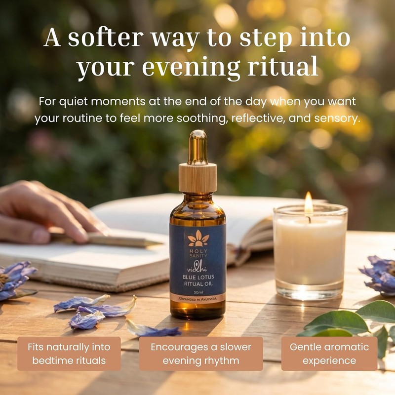 Holy Sanity Vidhi Blue Lotus Ritual Oil 15ML