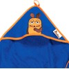 Playshoes Boy's Frottee-kapuzentuch die Maus Bathrobe, Blue (Navy), One Size