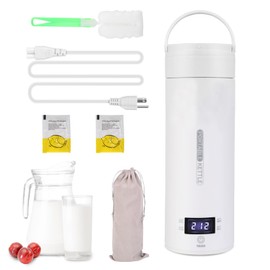 KOCASO Portable Electric Kettle - Small 500ML Stainless Steel Travel Electric Tea Kettle with Auto Shut-Off, 4 Temperature Settings for Boiling Water, Hot Water Kettle Electric for Home Office Travel