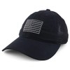 Armycrew Soft Cotton Crown American Flag Embroidered Mesh Back Cap