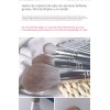 14pcs Maquillaje Pincel Ultra Suave Sombra De Ojos Blush Bru
