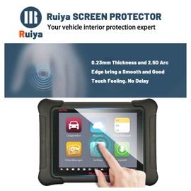 Ruiya Screen Protector for 2025 Autel Elite/ MS909C/MS909CEV/MS906 MAX 10.1" Display Touchscreen for Autel MaxiSys Accessories,9HD Anti-glare Tempered Glass
