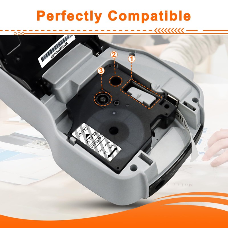 Dymo D1 Combo Pack Label Tape for Dymo LabelManager 160