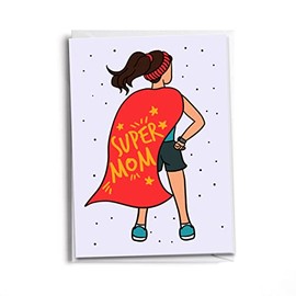 Sole Inspired Super Mother Runner Card | Run Mom | Mother's Day Card for Runner