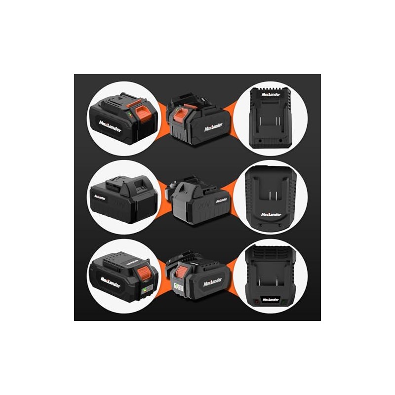 MAXLANDER 4.0Ah Lithium Rechargeable Battery, 20V Battery (Not Compatible with