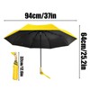 Duck Handle Umbrella - 3-Fold Umbrella,8 Ribs Umbrellas for Rain