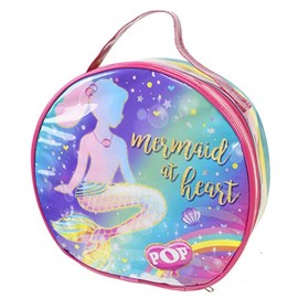 Markwins Majestic Rainbow Makeup Case, Makeup Case with Colourful Beauty Products, Fun Makeup Kit, Colourful Accessories, Toys and Gift for Kids and Girls, Pink