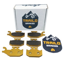 Can-Am Outlander 400, 500, 650, 800 2004-2012 Ceramic Front & Rear Brake Pad Set