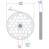TSM #10/12 Stainless Steel Meat Grinder Plate (3/8")