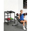 Tesmirror Adjustable Dumbbell Stand Rack Upgrade Weight Stand for Home