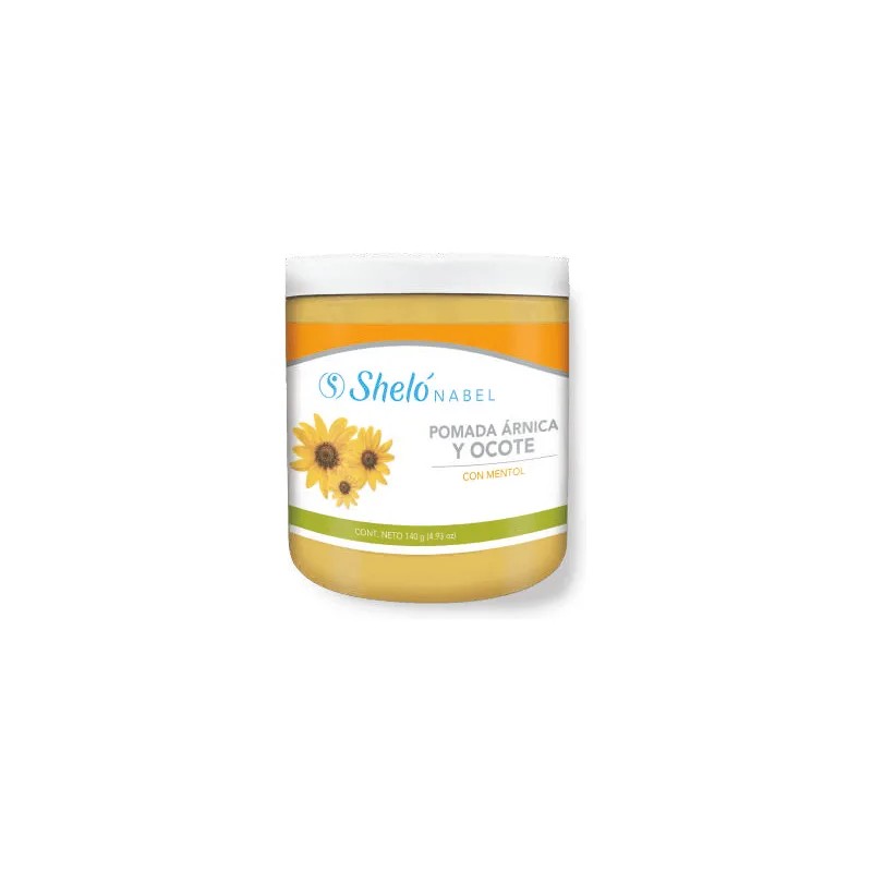 Pomada Arnica Y Ocote Shelo Nabel® 140grs.