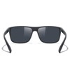 MERRY'S Rectangular Polarized Sports Sunglasses for Men Women Cycling Driving