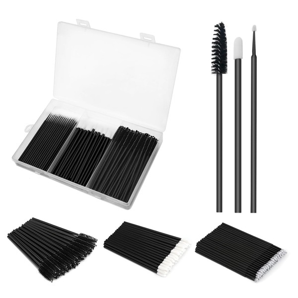 150 Pcs Disposable Mascara Wands Lip Wands Set, Lipstick Applicator,