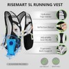 RISEMART Running Vest for Men and Women, Hydration Backpack, Running