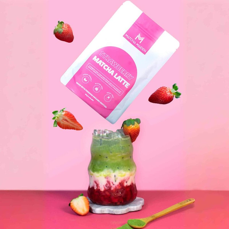 Matcha Maiden Strawberry Matcha Latte, 150g