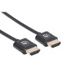 MANHATTAN HDMI Cable Ultra Thin with Ethnet 1.8 m Black
