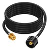 12 Ft Propane Hose Adapter 1lb to 20lb Converter, Propane