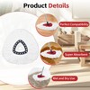 ANREKEYH Spin Mop Head, Base, Handle Replacement for O-Ceda EasyWring