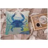 WONDERTIFY Blue Crab Cushion Cover Shallow Coastal Aquatic Plants Decorative