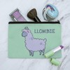 Llombie Llama Zombie Makeup Cosmetic Bag Organizer Pouch