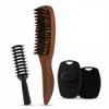 Slick Back Set - Boar Bristle Brush - Comb -