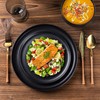 LERATIO Stoneware Dinnerware Sets for 4,Handcarft Ceramic Plates and Bowls
