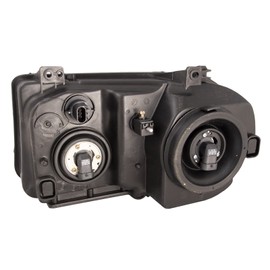 HEADLIGHTSDEPOT Chrome Housing Halogen Headlight With Delay Option Compatible With Chrysler 300 2005-2010 Includes Left Driver Side Headlamp