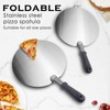 Pizza Peel Metal Steel Round Spatula Paddle Peel 10 Inch