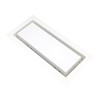 Jatohome Flush Mount Register 4X10 Inch Modern Air Vent White