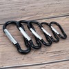 Temlum 10 PCS Aluminum Alloy Carabiner 4/4.7/5.9/6.6/7.5 cm Clip Gourd