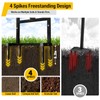 Heavy Duty Garden Hose Holder include 45ft Rubber Hose 5/8"