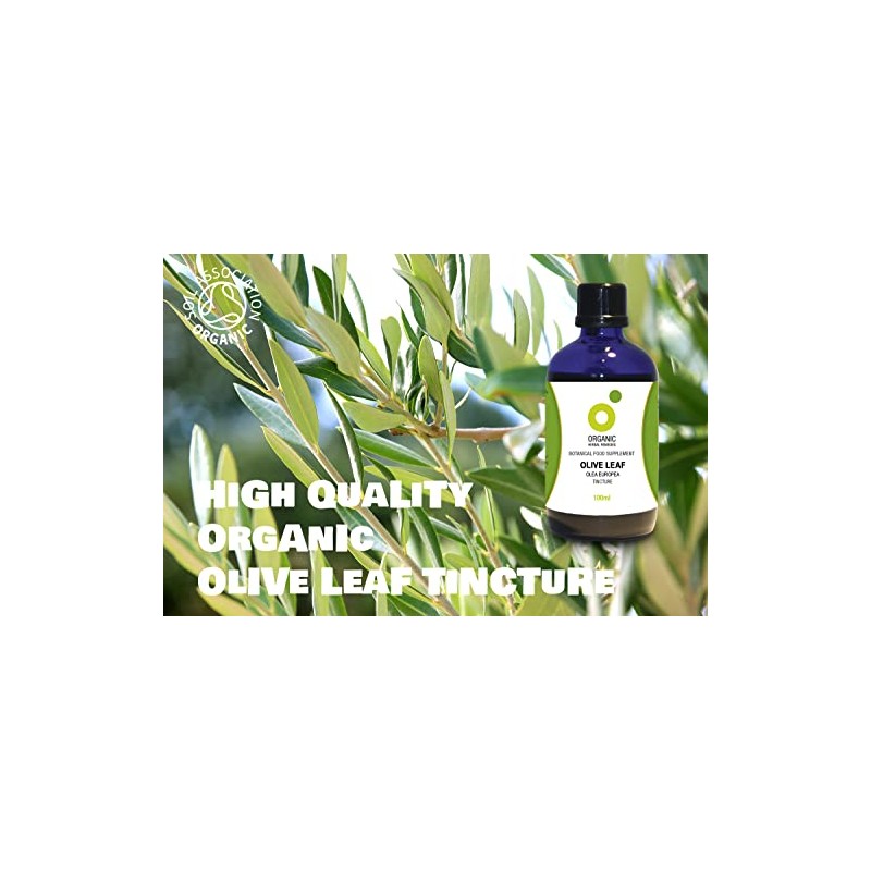 Organic Herbal Remedies 100ml Olive Leaf Tincture