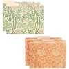 The Gifted Stationary 12 Pack William Morris Floral File Folders,