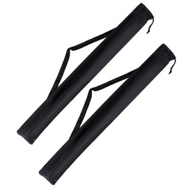 2PCS Billiard Pool Cue Stick Carrying Case Bag, Pool Stick Bag for Carrying the 1/2 Billiard Stick, Snooker Storage Carrying Bag, 35 Inches Long Black Pool Cue Carrying Case Bag