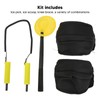 Ice Fishing Spoon Ice Picks Knee Pads Set Winter Outdoor