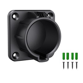 Qkcabo EV Charger Holder SAE J1772 Charging Holder EV Charging Cable Holder Storage Charger Plug Electric Car EV Charging Cable Storage Box