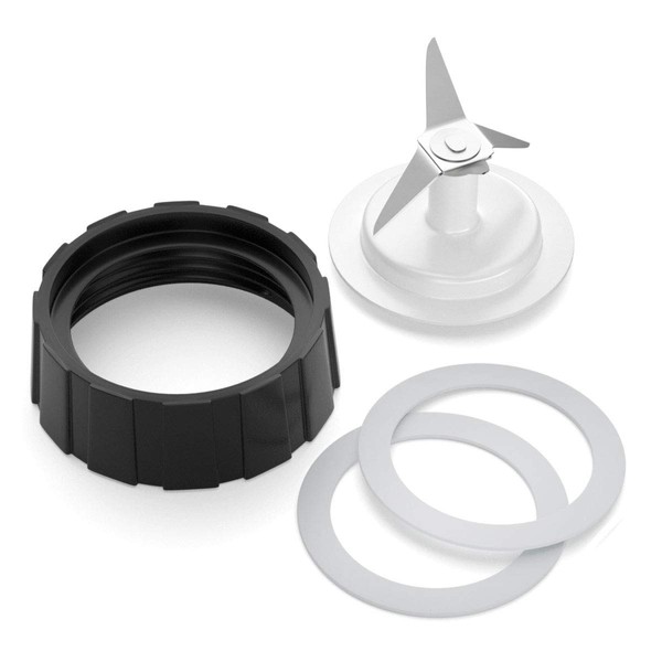 Aooba Blender Replacement Parts for Hamilton Beach Blender Blade with Glass Base Cap and 2 O Ring Gaskets