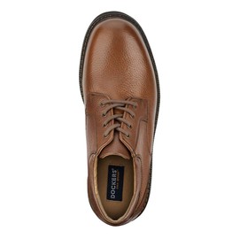 Dockers Men's Shelter Plain Toe Oxford,Dark Tan Full Grain Leather,10 W US