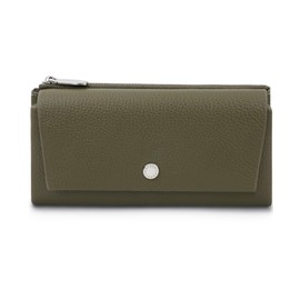 Haffukiry Women's Trifold Wallet, 12 Card Slots, Bill Purse, Coin Purse, Card Case, Popular, Large Capacity, PU Leather, Good Touch, Easy to Use, Wallet, green