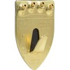 OOK 55007 Picture Hangers, Art Hangers, Shield Design, Brass, Reusable