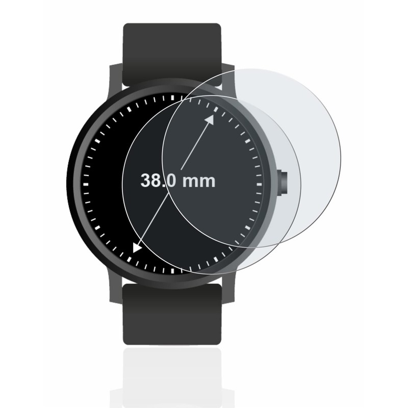 BROTECT Anti-Glare Screen Protector for Watches (Circular Round, Diameter: 38