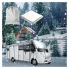 HFKJway Truck Camper Cover - 210D Oxford Cloth, Waterproof, Foldable