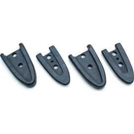 Kuryakyn 4432 Motorcycle Footpeg Components: Replacement Rubber Pads for Pilot Shift Peg or Pilot Stirrup Heel Rest, Black