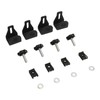 16PCS Saddle Bag Locks Mounting Screws Theft Deterrent Hardware Bolt