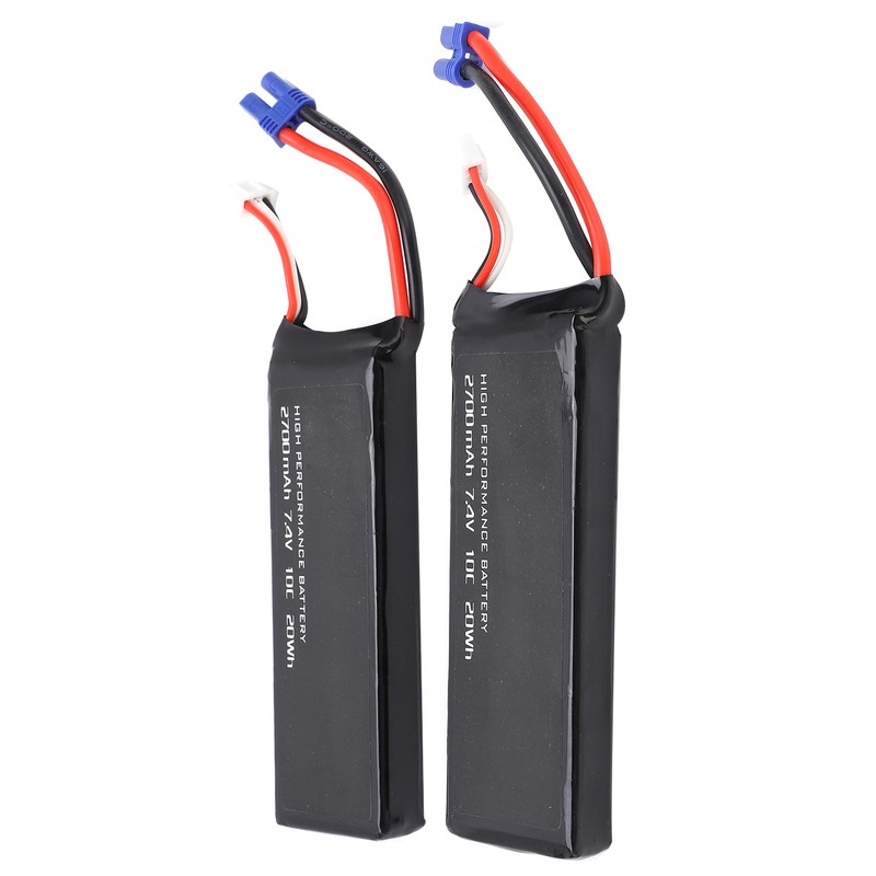 2pcs/lot Lipo Battery 7.4V 2700mAh for Hubsan H501 RC Quadcopter
