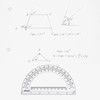 EBOOT Plastic Protractor Math Protractors 180 Degrees, 6 Inch, Pack
