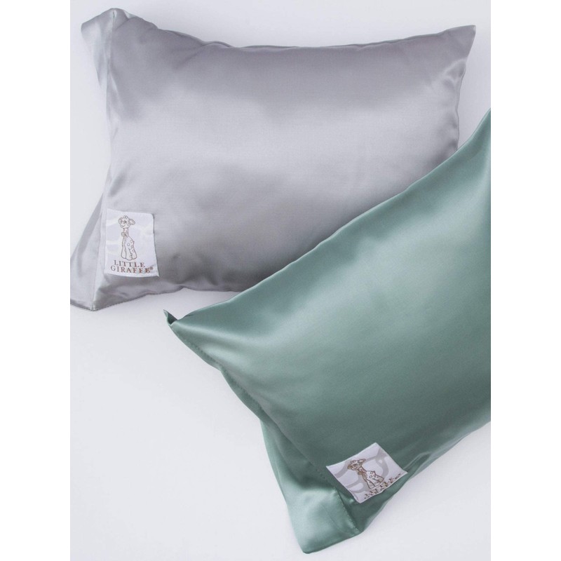 Little Giraffe Satin Decor Pillow - Ultra-Soft Feather Yarn Knit