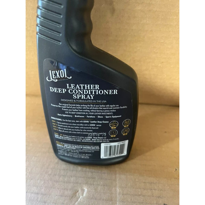 Lexol All Leather Conditioner Spray, for Use on Leather, 16.9
