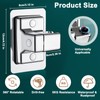 Shower Head Holder No Drilling, 360° Adjustable Shower Holder Bracket,