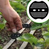 100 Pcs Garden Staples Plastic Buffer Washer, Weed Barrier Fabric